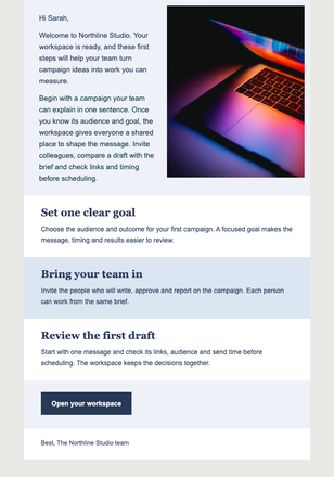 Welcome to Digital Marketing Agency email design preview